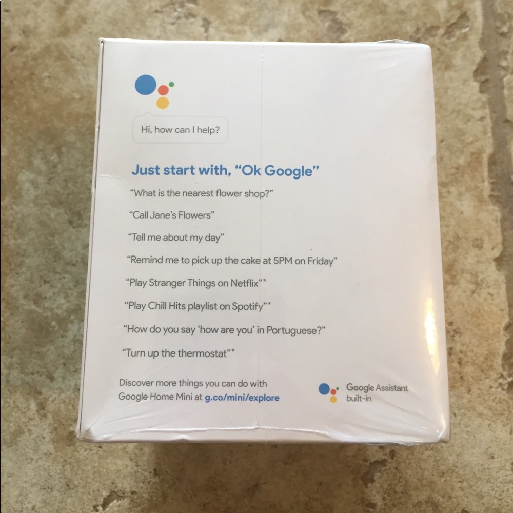 ❌SOLD❌ NWT Charcoal Gray Google Home Mini - Picture 3 of 9